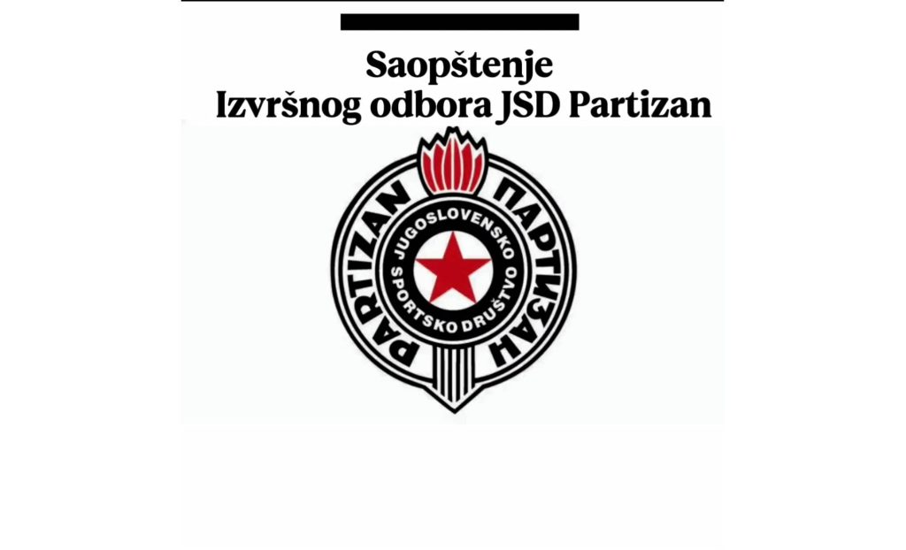 Saopštenje Izvršnog odbora JSD Partizan